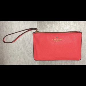Bright Pink Kate Spade Wristlet